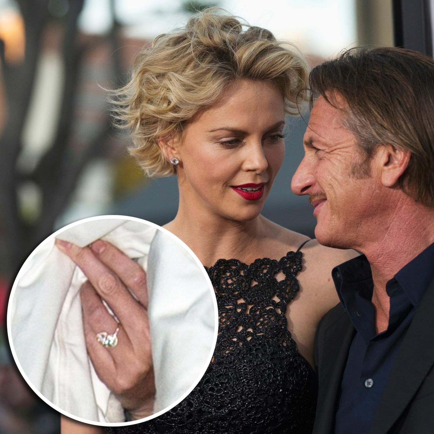 Charlize theron clearance engagement ring