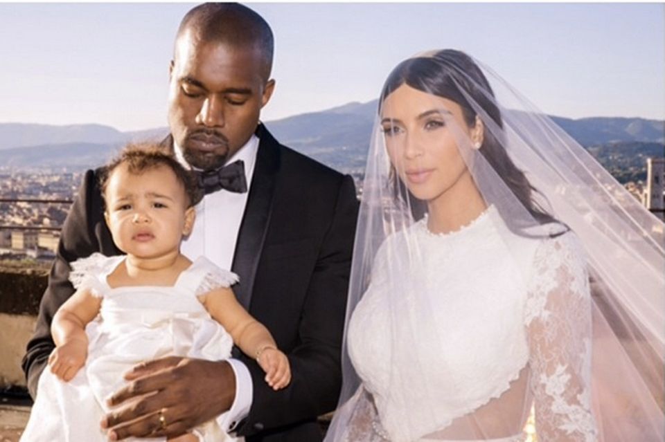 Kanye West, North West, Kim Kardashian