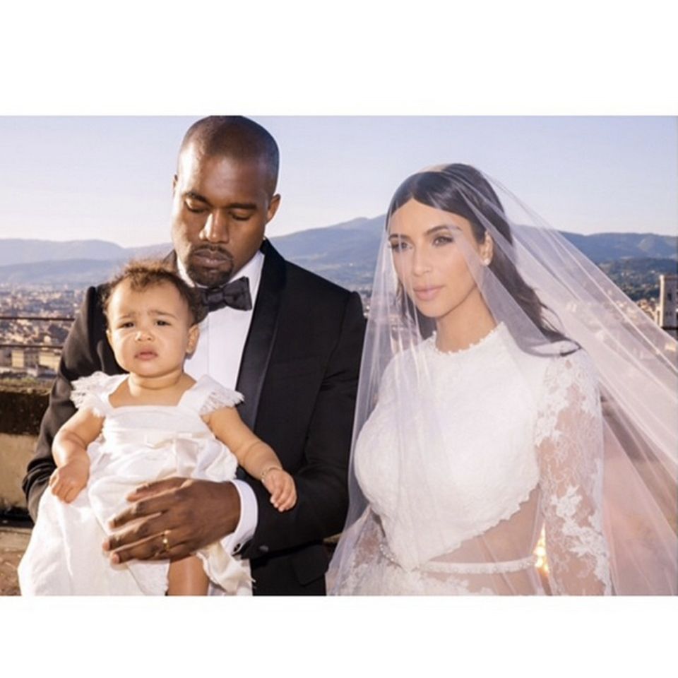 Kanye West, North West, Kim Kardashian