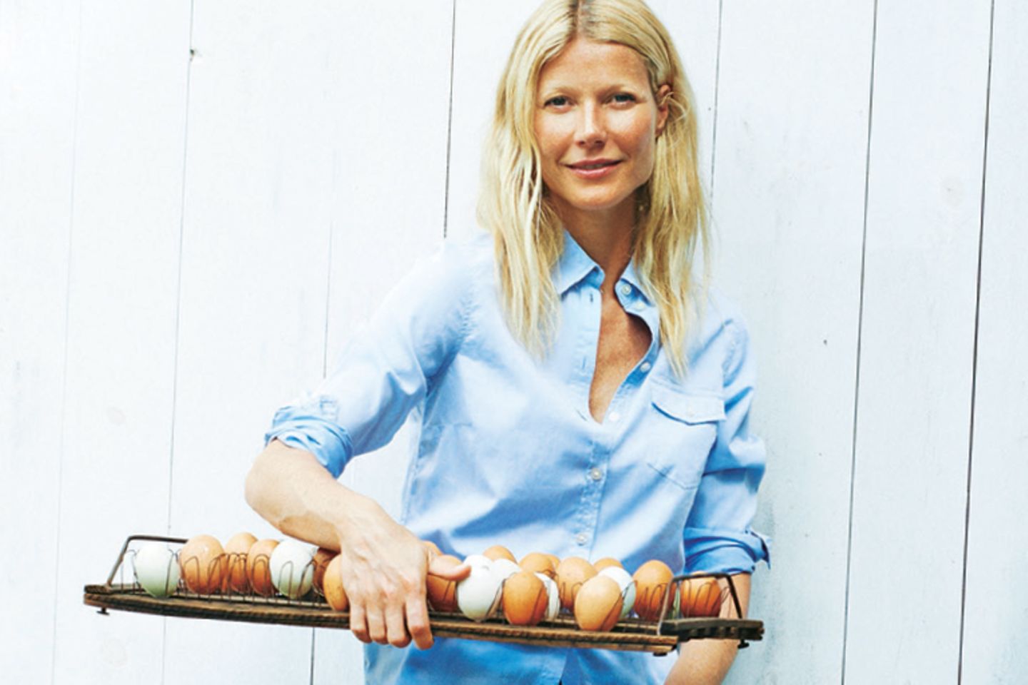 Countrygirl: Sooft sie kann, kauft Gwyneth Paltrow frische Eier direkt beim Farmer