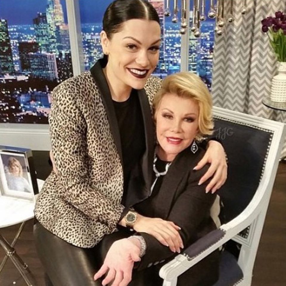 Jessie J + Joan Rivers Jessie J + Joan Rivers