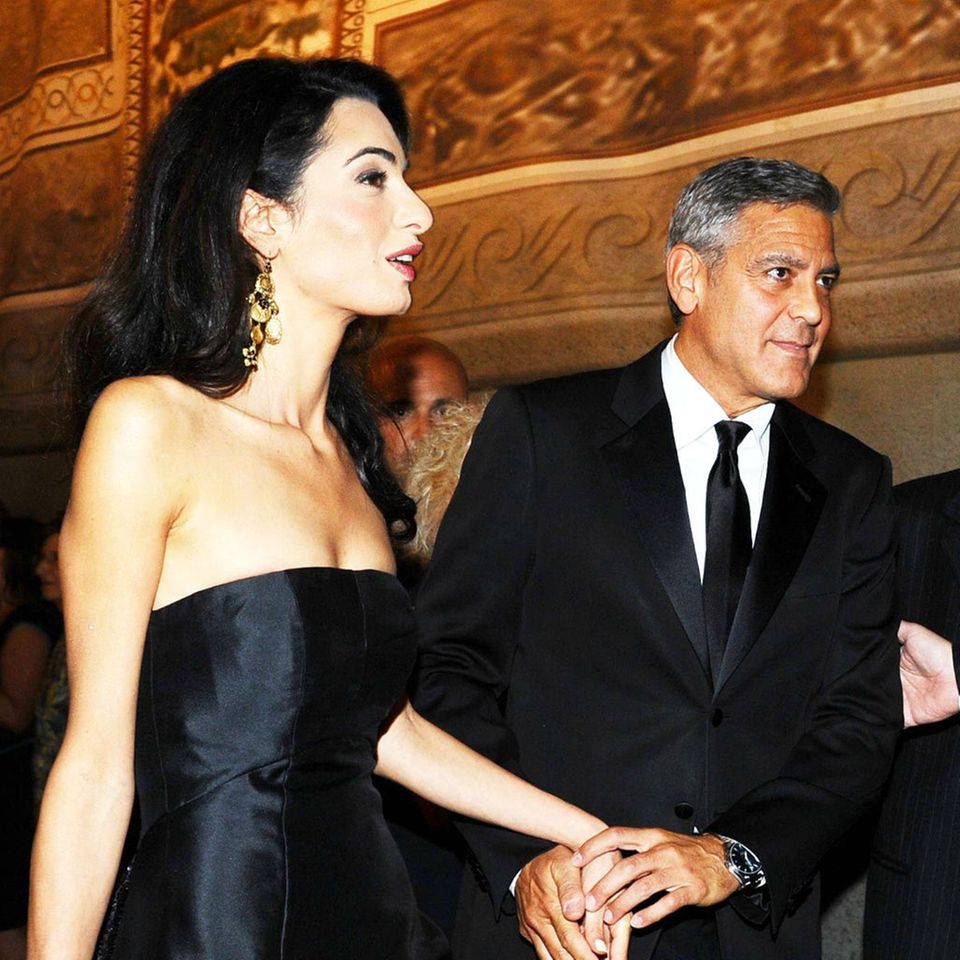 Amal Alamuddin + George Clooney