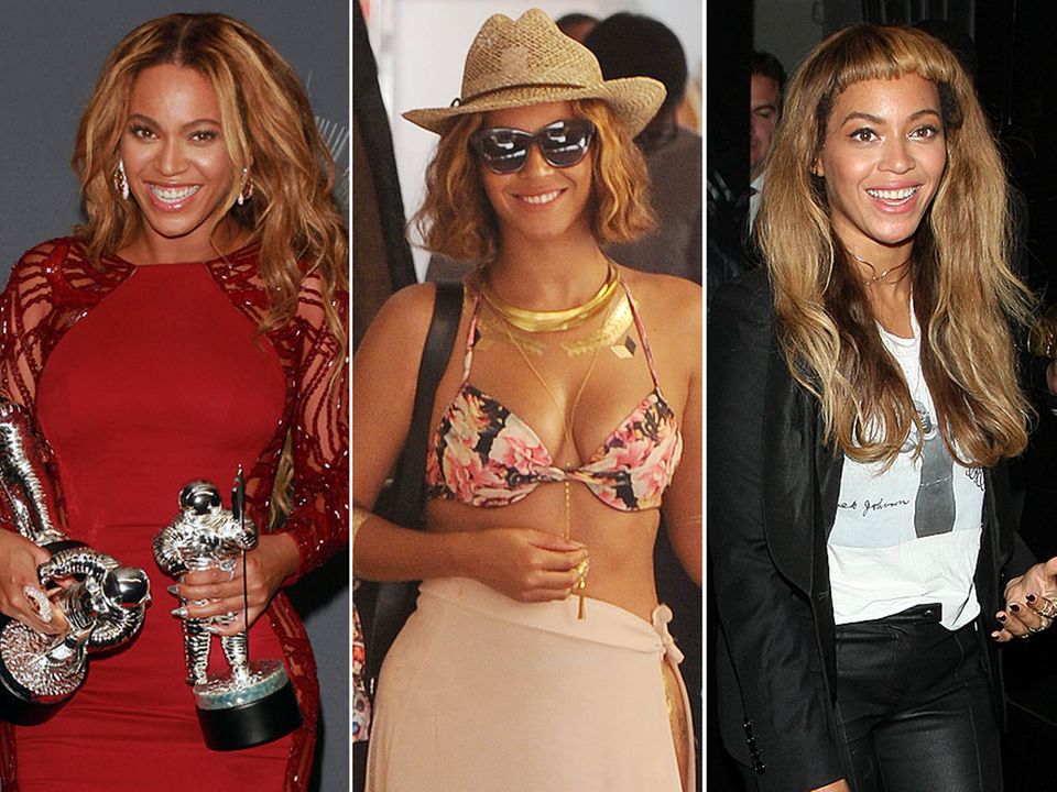 Beyoncé Knowles: Lange Mähne, kurzer Bob, Pony-Frisur: In den letzten Wochen hat Beyoncé ihre Frisur ständig verändert. Doch bei keiner Frisur waren ihre Fans so zwiegespalten wie bei ihrer ausgefransten Pony-Partie. Lange Mähne, kurzer Bob, Pony-Frisur: In den letzten Wochen hat Beyoncé ihre Frisur ständig verändert. Doch bei keiner Frisur waren ihre Fans so zwiegespalten wie bei ihrer ausgefransten Pony-Partie.