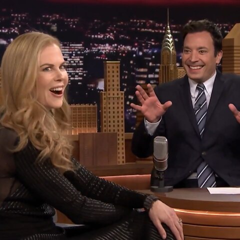 Nicole Kidman zu Gast bei Jimmy Fallon.