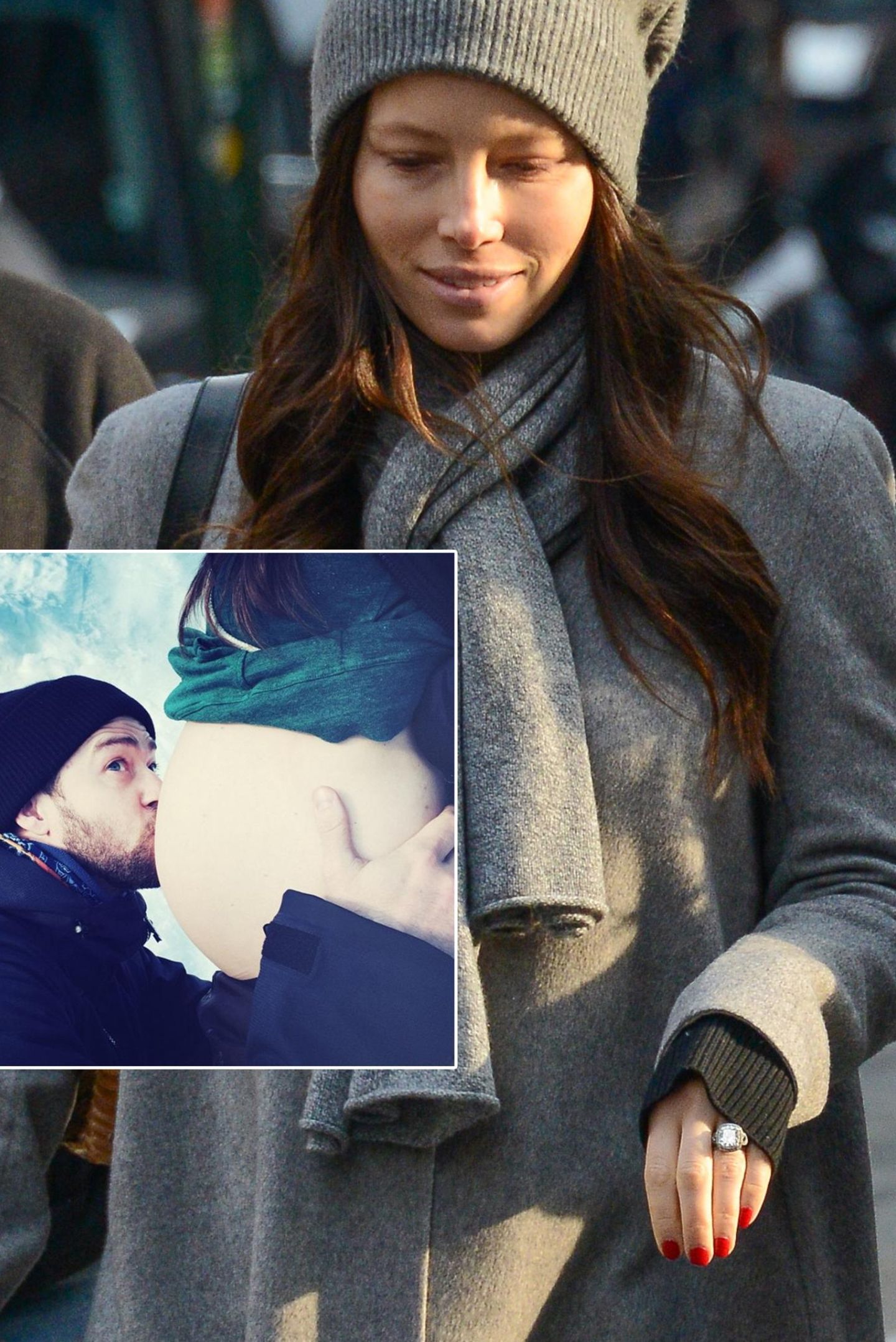 Jessica Biel schwanger Silvester