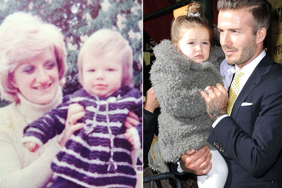 Shakira: Der kleine David mit Mama Sandra, © Facebook / Harper Beckham und David Beckham, © Splashnews.com David Beckham
