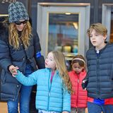 Sarah Jessica Parker mit ihren Kindern Marion, Tabitha und James