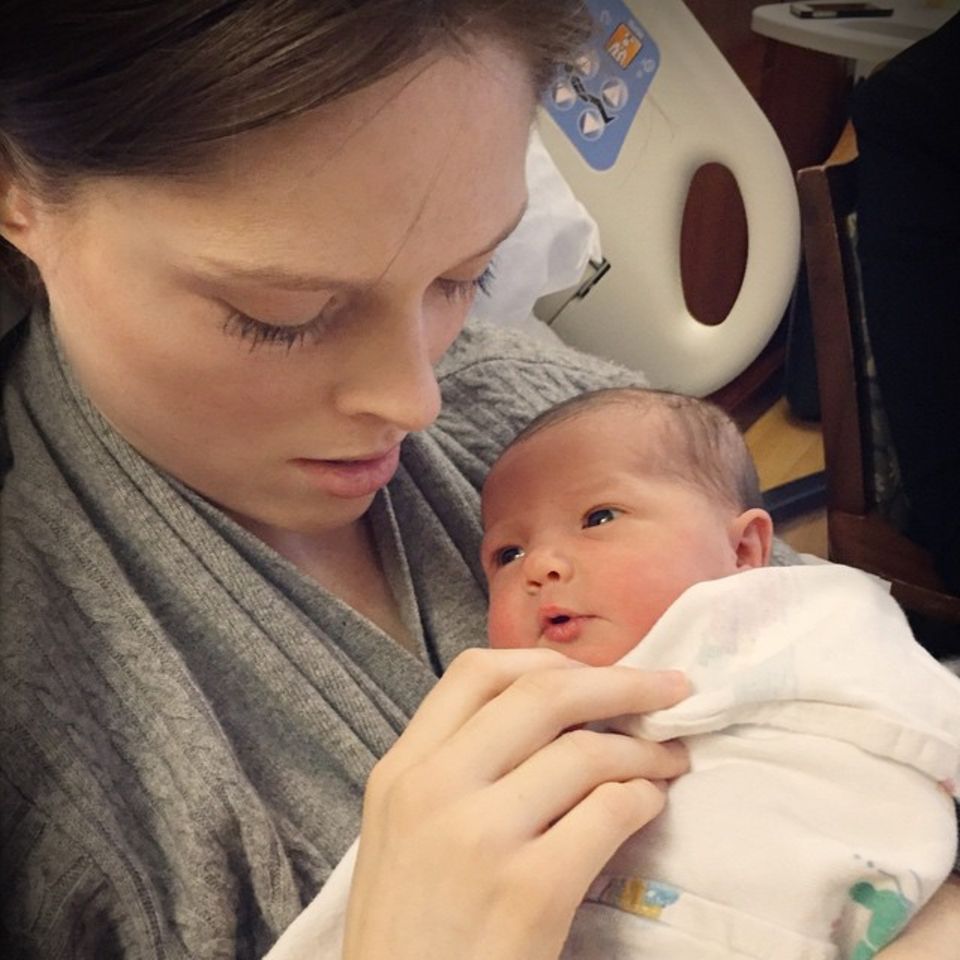 Coco Rocha mit ihrem Baby Coco Rocha mit ihrem Baby