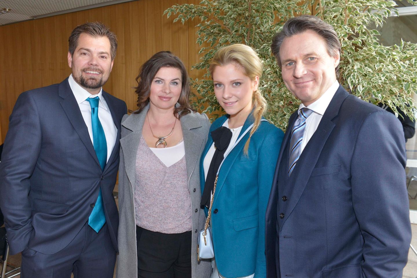 Daniel Fehlow, Anne Brendler, Valentina Pahde und Wolfgang Bahro (v.l.n.r.).