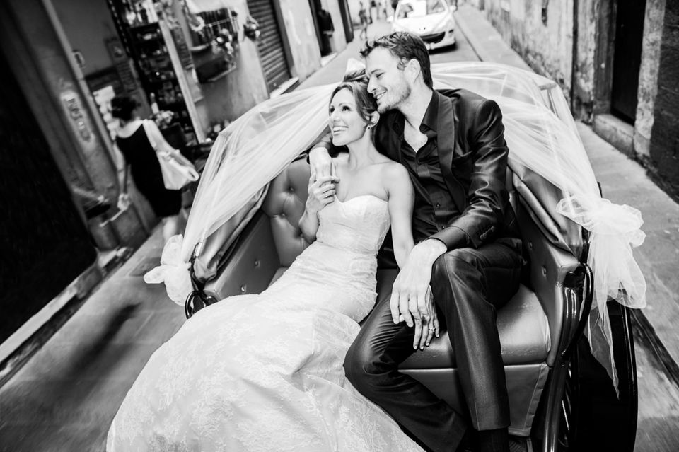 Nazan Eckes und Julian Khol heirateten im Juni 2012 in Florenz.