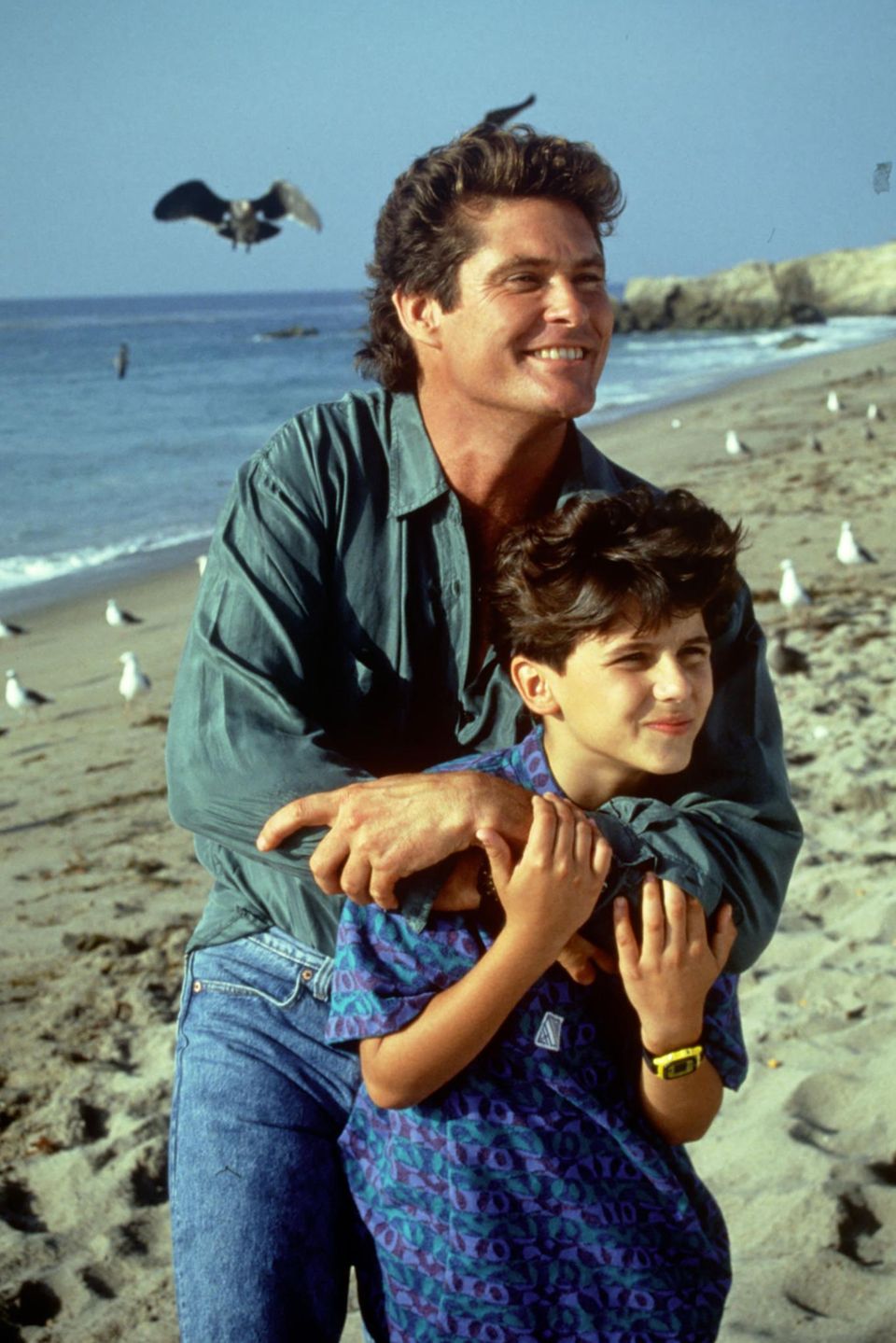 An der Seite von David Hasselhoff spielte Jeremy Jackson in "Baywatch". An der Seite von David Hasselhoff spielte Jeremy Jackson in "Baywatch".