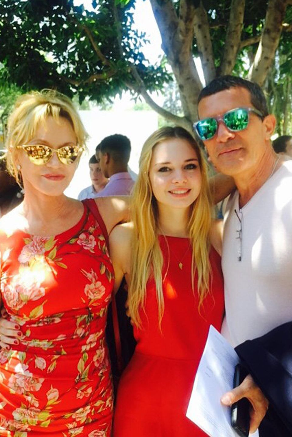 Melanie Griffith, Stella Banderas, Antonio Banderas Melanie Griffith, Stella Banderas, Antonio Banderas