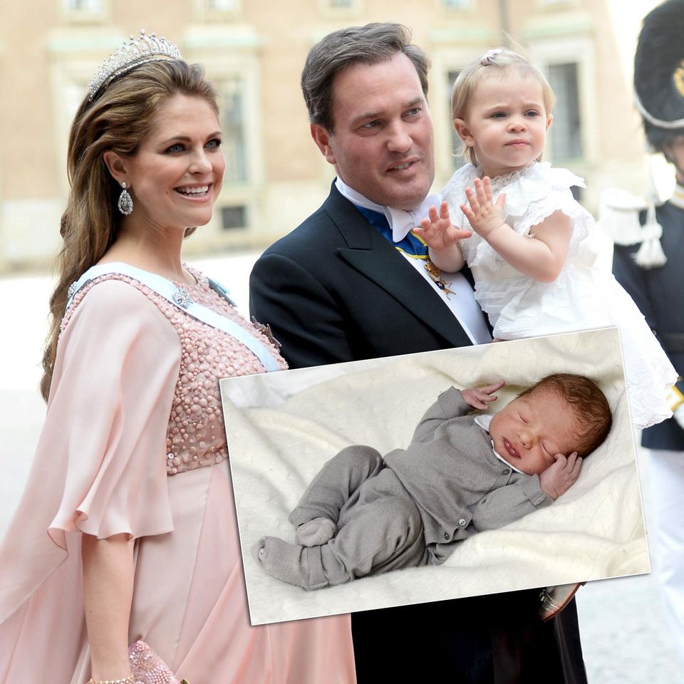 Prinzessin Madeleine, Chris O'Neill und ihre beiden Kinder