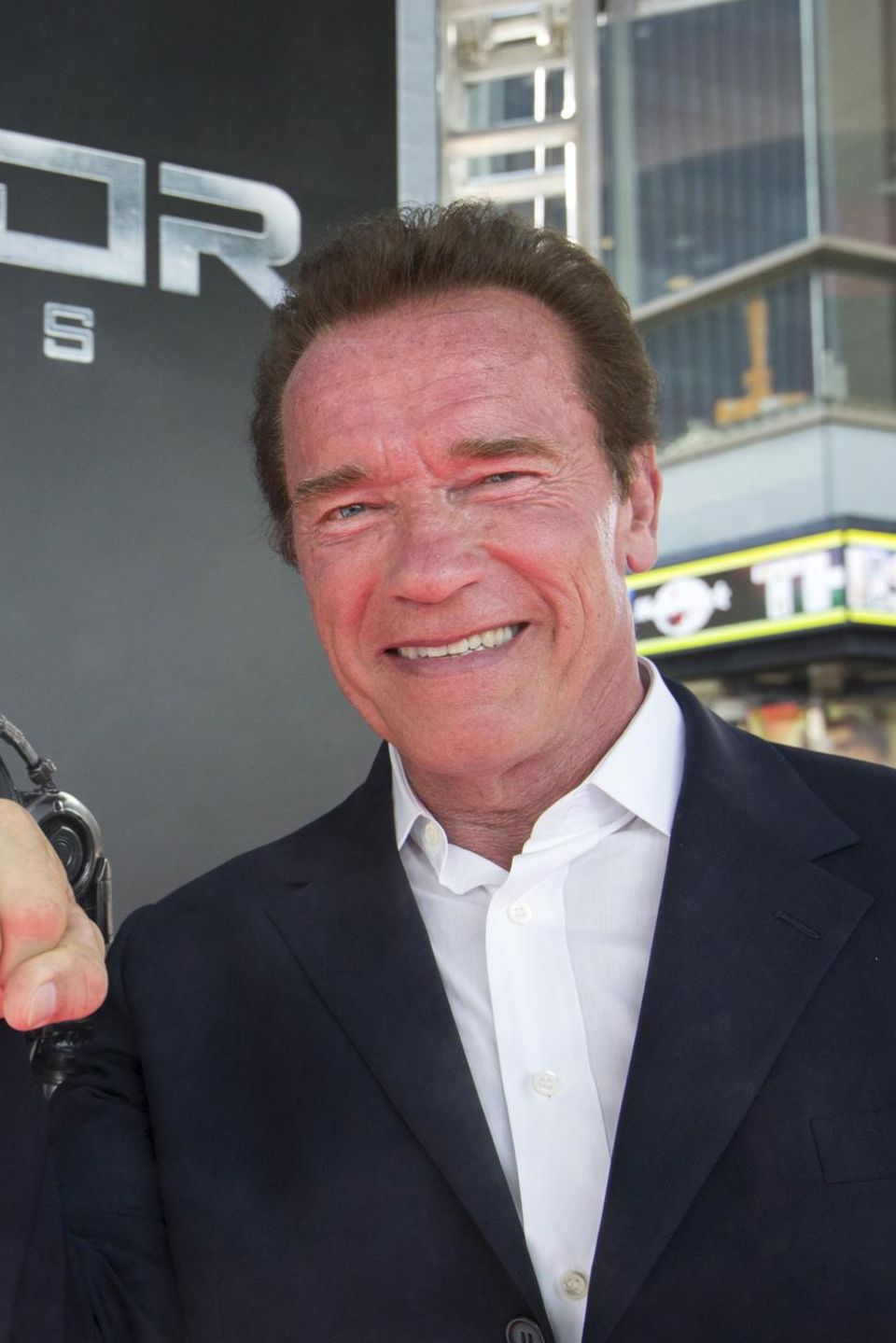 Arnold Schwarzenegger bei der Premiere von "Terminator: Genisys" in Berlin.