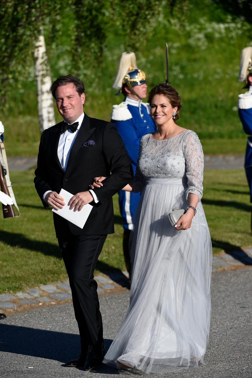 Christopher O'Neill: Gemeinsam glücklich zeigten sich Chris O'Neill und Prinzessin Madeleine rund um die Hochzeit ihres Bruders Prinz Carl Philip im Juni Prinzessin Madeleine und ihr Mann Chris O'Neill
