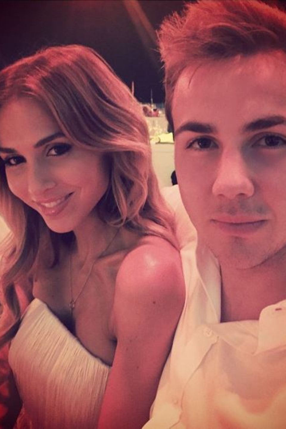 Ann-Kahtrin Brömmel und Mario Götze Ann-Kahtrin Brömmel und Mario Götze