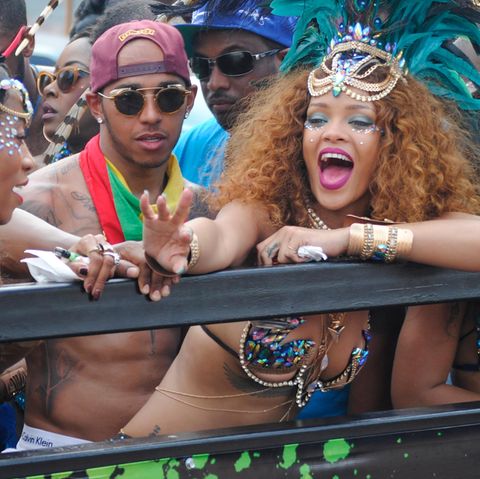 Rihanna und Lewis Hamilton in Barbados