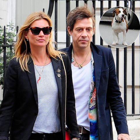 Kate Moss, Jamie Hince + Archie