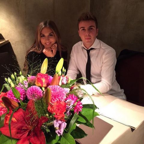 Ann-Kathrin Brömmel und Mario Götze