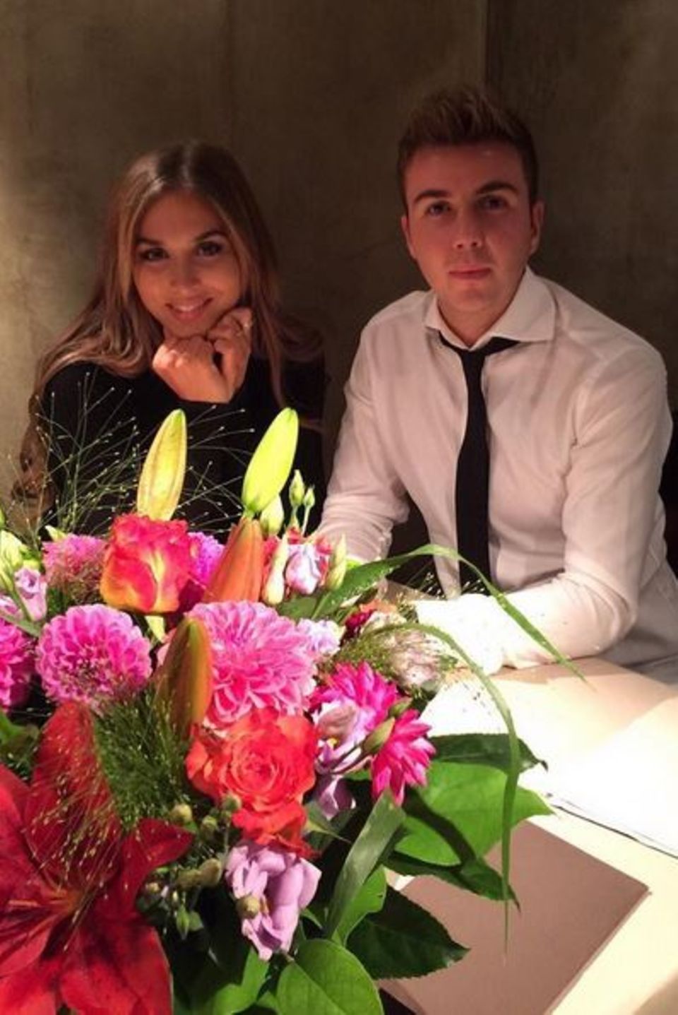 Ann-Kathrin Brömmel und Mario Götze Ann-Kathrin Brömmel und Mario Götze