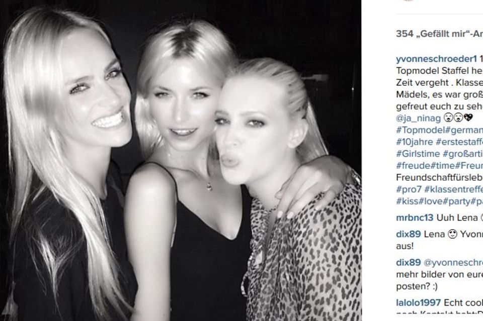Lena Gercke: Die Mädchen aus der ersten Staffel von "Germany's Next Topmodel". Die Mädchen aus der ersten Staffel von "Germany's Next Topmodel".