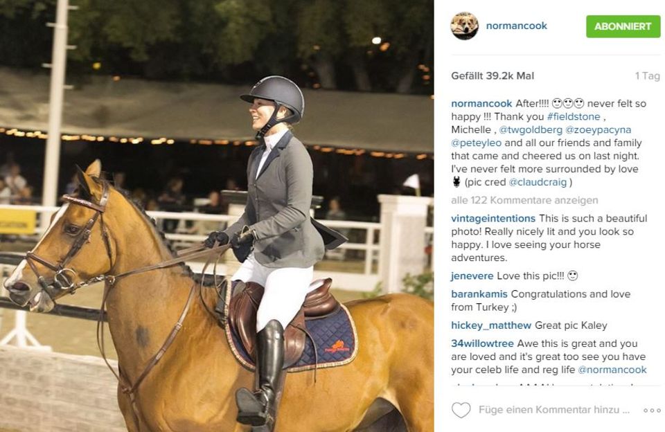 Kaley Cuoco nach Trennung: Kaleys Posting nach ihrem Grand Prix Erfolg: "Ich war noch nie so glücklich" Kaley Cuoco
