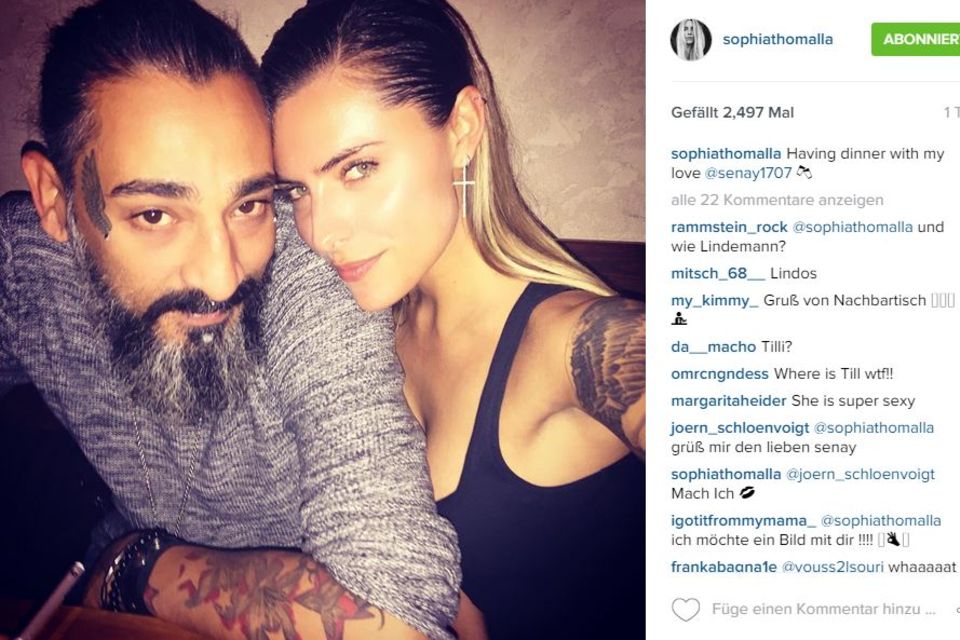 Sophia Thomalla: Flirtet Sophia fremd? Nein! Die Schauspielerin und der DJ sollen nur gute Freunde sein. Sophia Thomalla, Senay Gueler