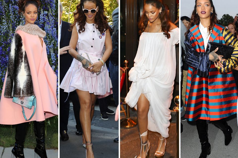 Na also, geht doch! Rihanna bewies mit gleich vier großartigen Looks in Paris, dass sie eben doch eine wahre Stil-Ikone sein kann - wenn sie denn will.