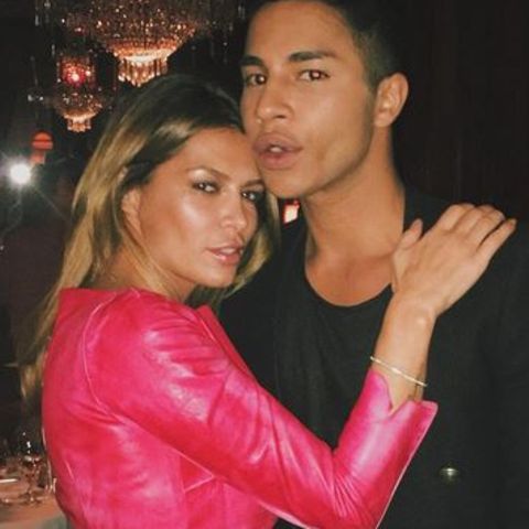 Sabia Boulahrouz + Olivier Rousteing