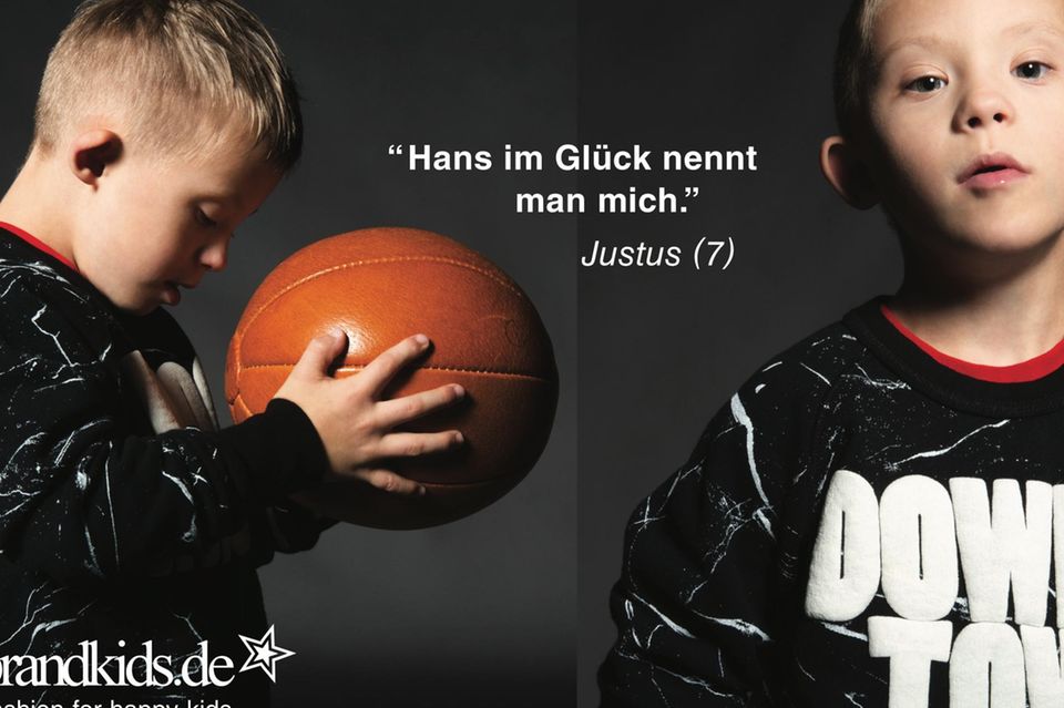 "Hans im Glück nennt man mich", sagt der siebenjährige Justus selbstbewusst.