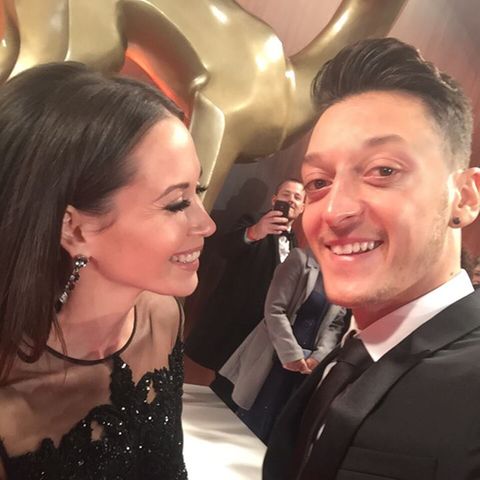Mandy Capristo und Mesut Özil