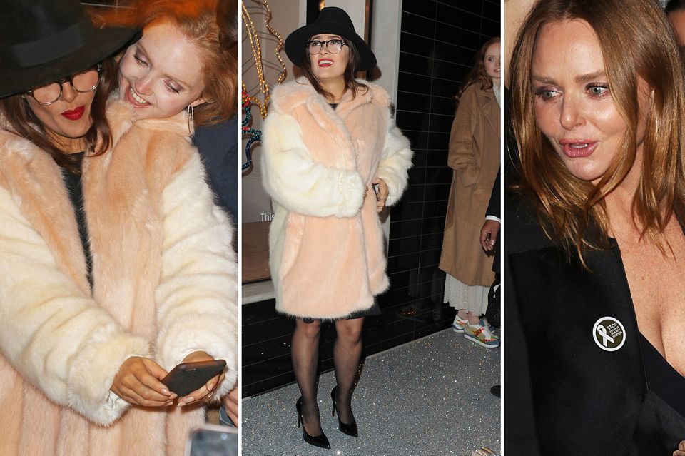 Stella McCartney: Was für ein Spaß! Modedesignerin Stella McCartney hat in ihrer Party-Goody-Bag doch glatt eine kuschelige Überraschung für die Stars versteckt: natürlich nicht aus tierischem Material, sondern aus Webpelz ist die stylische Jacke, für die man doch eine gewisse Körpergröße braucht. Was für ein Spaß! Modedesignerin Stella McCartney hat in ihrer Party-Goody-Bag doch glatt eine kuschelige Überraschung für die Stars versteckt: natürlich nicht aus tierischem Material, sondern aus Webpelz ist die stylische Jacke, für die man doch eine gewisse Körpergröße braucht.
