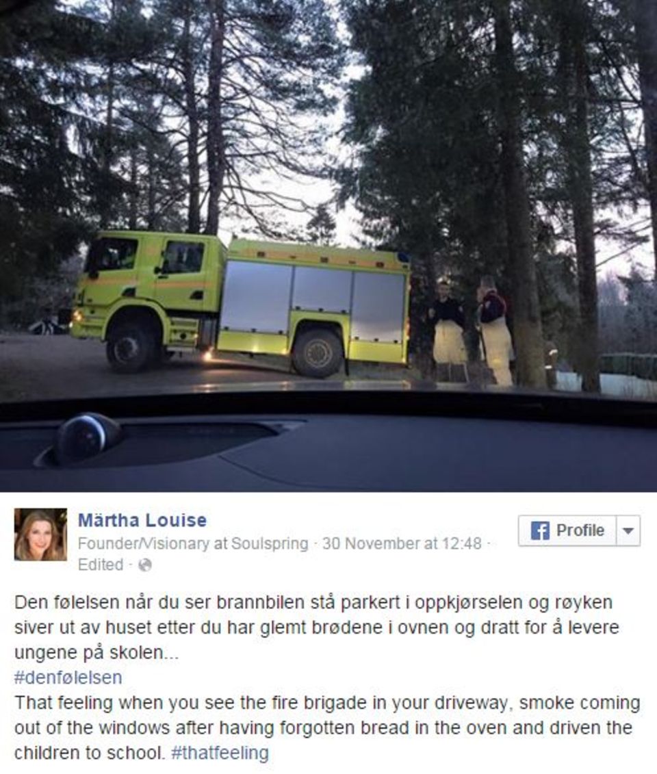 Prinzessin Märtha Louise von Norwegen: Angst um ihr Holzhaus Prinzessin Märtha Louise von Norwegen: Angst um ihr Holzhaus