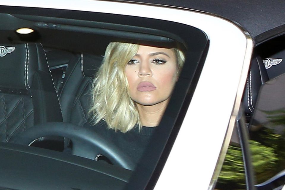 Khloe Kardashian auf dem Weg zu Schwester Kim ins Krankenhaus