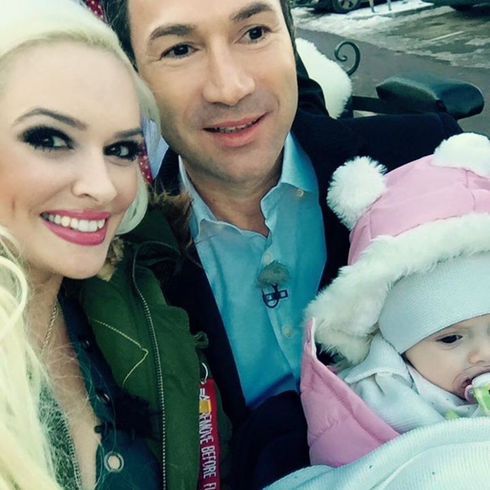 Daniela Katzenbeger und Lucas Cordalis mit Baby Sophia