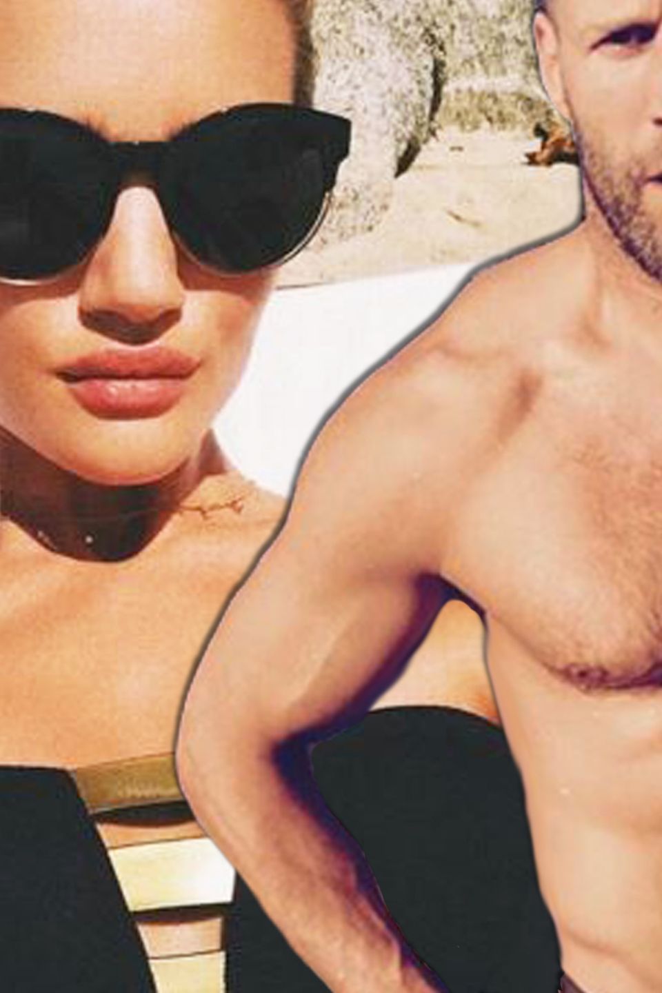 Rosie Huntington-Whiteley + Jason Statham Rosie Huntington-Whiteley + Jason Statham