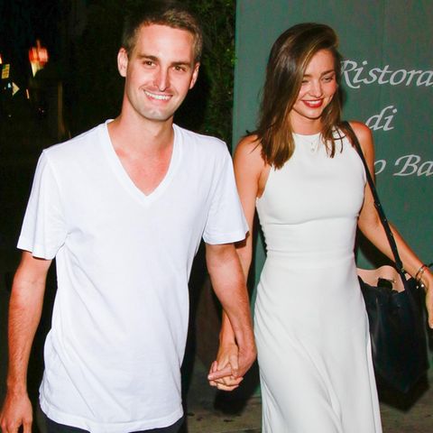 Evan Spiegel, Miranda Kerr
