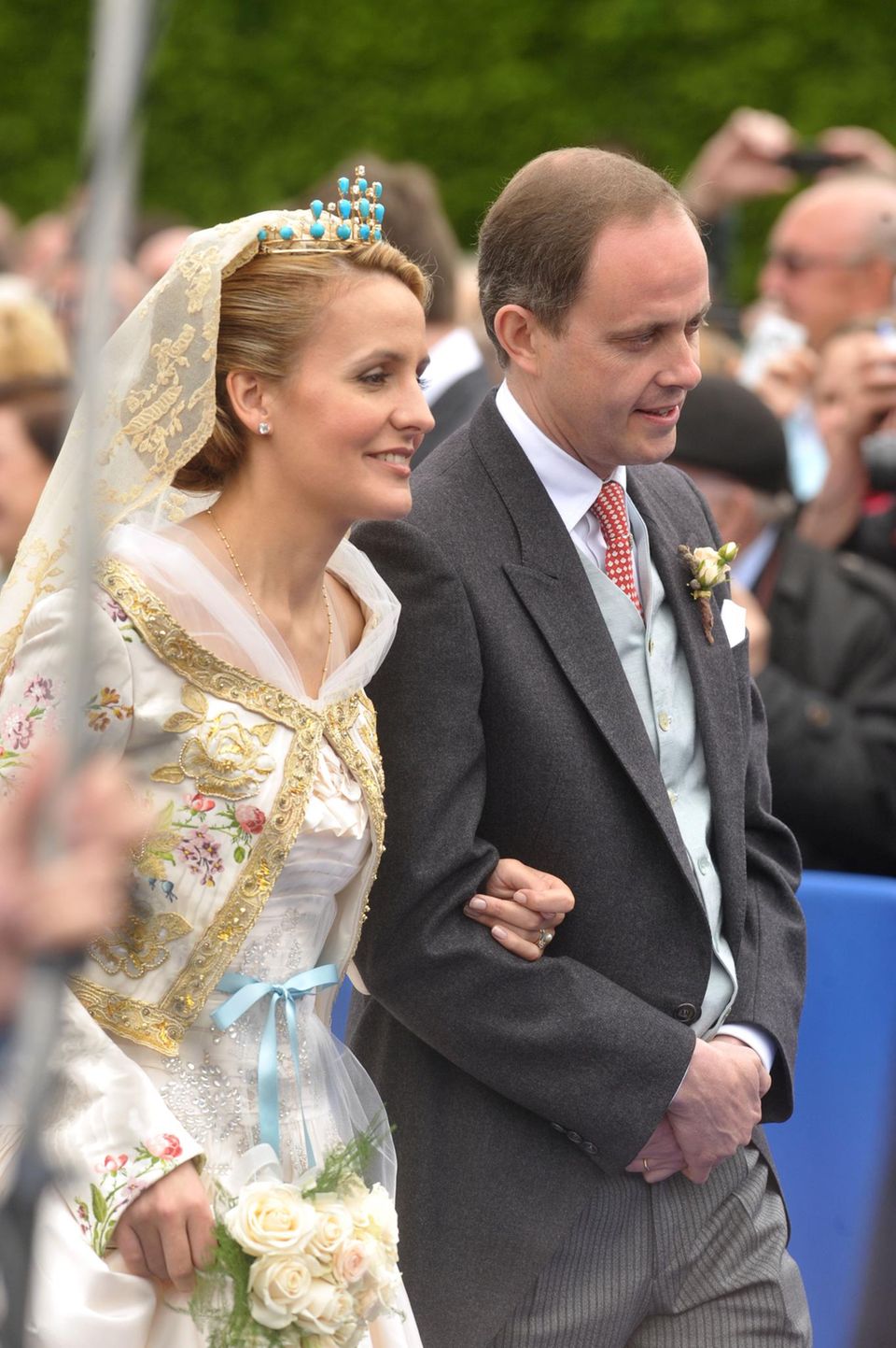 Jean und Philomena von Orléans: Prinzessin Philomena, Prinz Jean an Tag ihrer Hochzeit 2009 Prinzessin Philomena, Prinz Jean