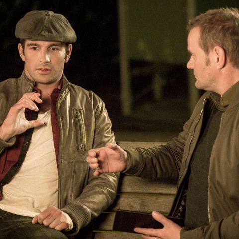 Benjamin Piwko und Devid Striesow im Tatort "Totenstille"