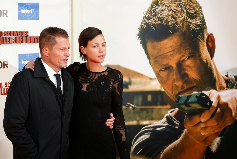Luna Schweiger: Til Schweiger kam mit seiner Freundin Marlene Shirley Til Schweiger kam mit seiner Freundin Marlene Shirley
