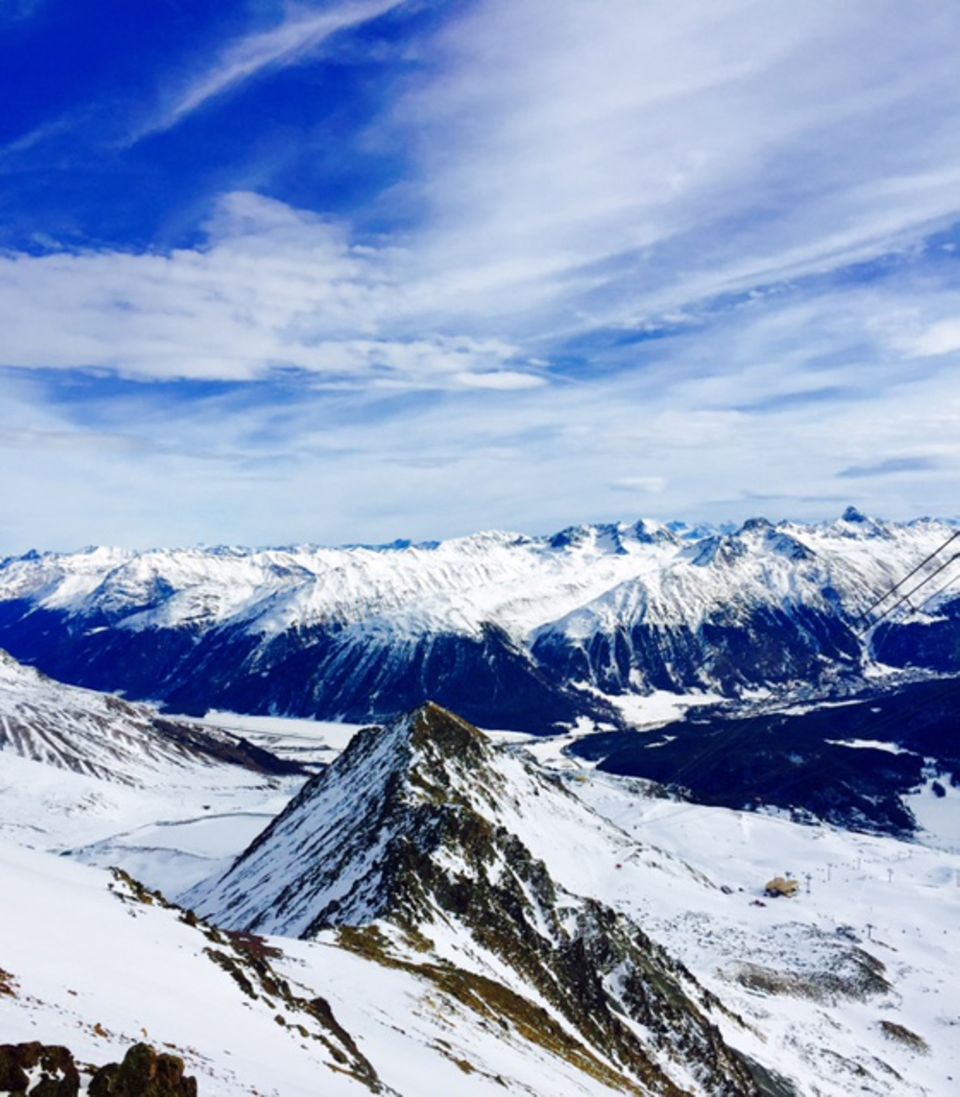 So Sue: Himmlische Aussichten und Kaiserwetter in St. Moritz Himmlische Aussichten und Kaiserwetter in St. Moritz