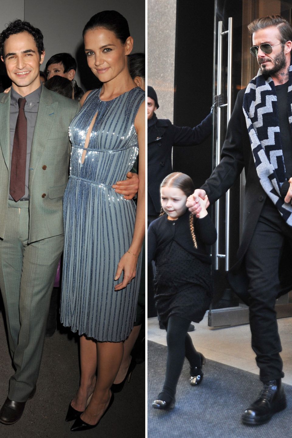 Die Schwestern Immy und Suki Waterhouse, Designer Zac Posen und Katie Holmes, David Beckham mit Töchterchen Harper und TV-Starlet Kim Kardashian haben sich allesamt für die Fashion Week New York entschieden. Die Schwestern Immy und Suki Waterhouse, Designer Zac Posen und Katie Holmes, David Beckham mit Töchterchen Harper und TV-Starlet Kim Kardashian haben sich allesamt für die Fashion Week New York entschieden.