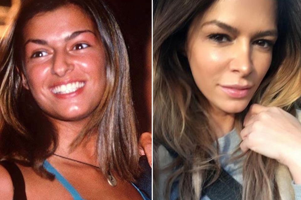 Was für eine irre Verwandlung: Zwischen 1997 (links) und Februar 2016 (rechts) hat Sabia Boulahrouz offensichtlich mehrere Male einen Beauty-Doc aufgesucht.