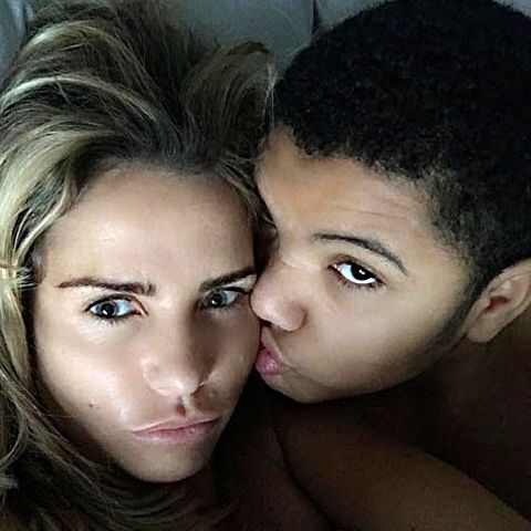 Katie Price und ihr Sohn Harvey