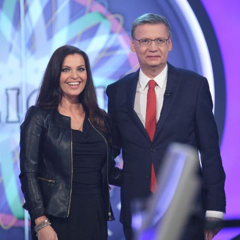 Günther Jauch mit WWM-Kandidatin Alexandra Philipps
