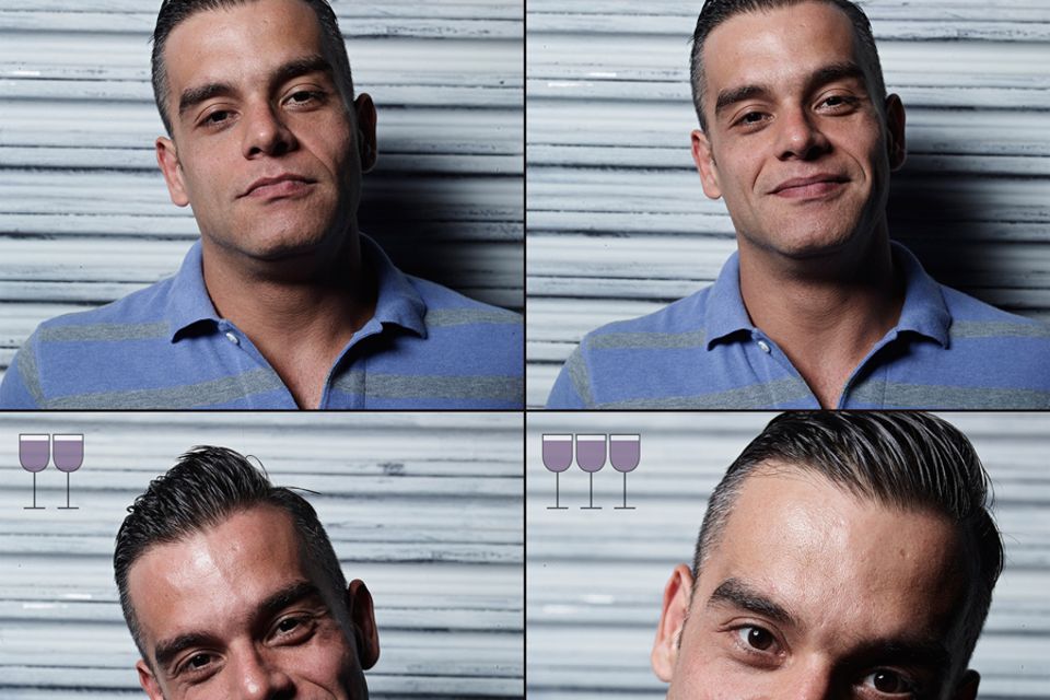 Wine Project: So verändern sich Gesichter nach dem Alkoholkonsum Wine Project: So verändern sich Gesichter nach dem Alkoholkonsum