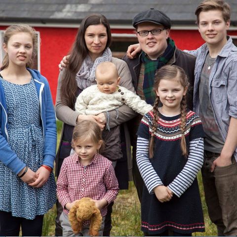 Angelo Kelly mit seiner Familie.
