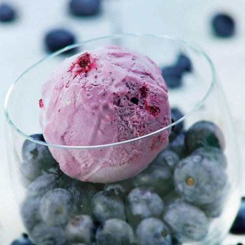 Blaubeereis mit Acai