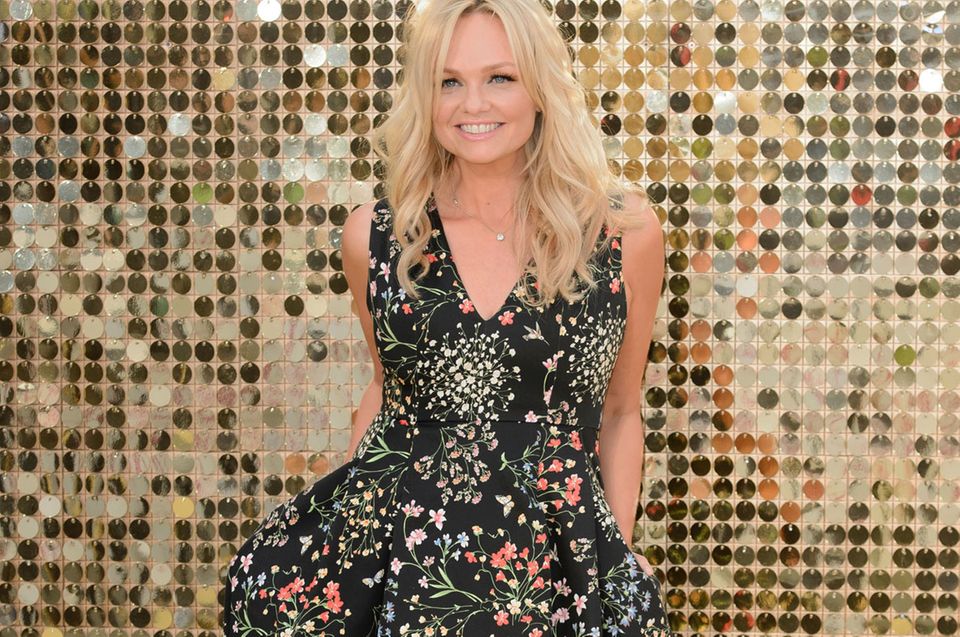 Glamour-Looks: Ex-Spicegirl Emma Bunton verzaubert im Blümchen-Look. Ex-Spicegirl Emma Bunton verzaubert im Blümchen-Look.