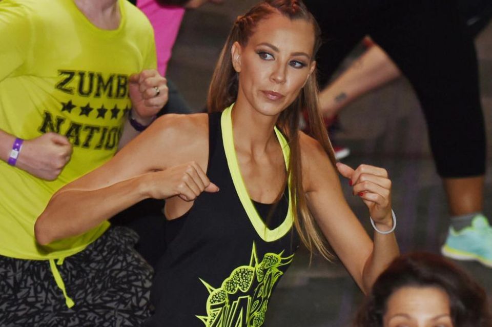 Alessandra Meyer-Wölden in Action: "Die Kombination aus Tanz und Fitness ist einfach unschlagbar", sagt sie über ihre neue Tanz-Leidenschaft Zumba